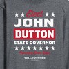 Men's - Yellowstone - Elect John Dutton Governor Long Sleeve Graphic T-Shirt - 2 of 4
