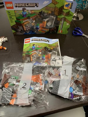 LEGO Minecraft: The Abandoned Mine (21166) Open Box COMPLETE with Manual  673419340212