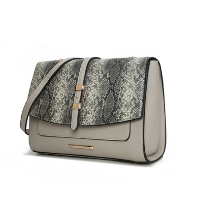 MKF Collection Melody Vegan Leather Women’s Crossbody Shoulder Handbag Purse by Mia K