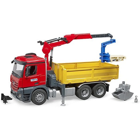 Bruder Mb Arocs Constrution Truck With Crane And Accessories Target