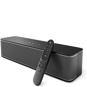 Itopfox 2.1ch Compact Sound Bar with Built-in Subwoofer, APP Control, 120W Peak Power, All-in-one PC Soundbar for Gaming, Bluetooth 5.3, Optical/AUX - 1 of 4