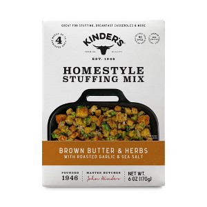 Kinder's Homestyle Brown Butter and Herbs Stuffing Mix - 6oz - 1 of 4