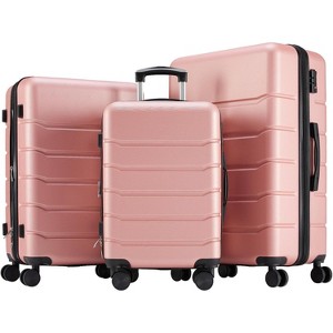MyDepot Luggage Suitcase with TSA Lock, Hardshell & Spinner Wheels, Expandable Lightweight - 1 of 4