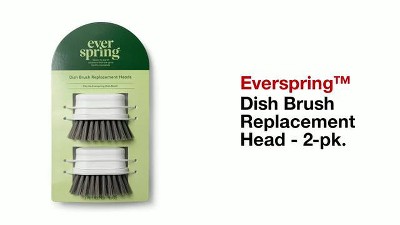 Replacement Dish Washing Brush Set, 2 pcs.