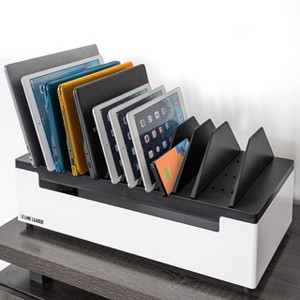 Stand Steady Line Leader Desktop Open Charging Station  Holds Up to 12 Devices - White - 1 of 4