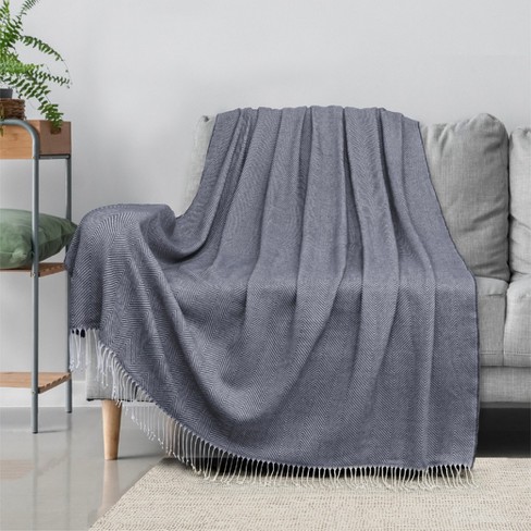 Textured blanket for bed hot sale