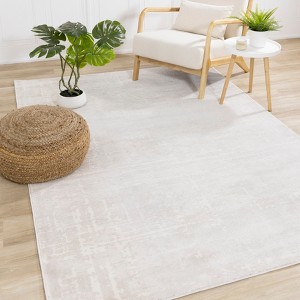 Rug Branch Modern Organic, Tonal/Solid Cream Indoor Area Rug - 1 of 4