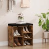 ODK Shoe Storage Bench with Cushion, Shoe Cabinet Organizer, Adjustable Shelves & Side Bag,Entryway, Hallway, Mudroom Shoe Rack - 3 of 4