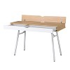 NicBex Home Office Desk 47.25" L Morden Writing Desk with Drawer, Wooden Desktop and X-Shaped Legs for Study and Work - 4 of 4