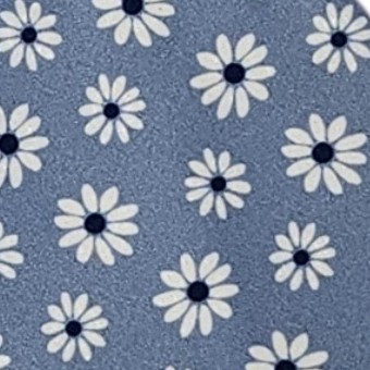 blue and white