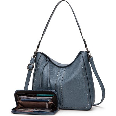 Paaaawaters West Hobo Bag for Women Crossbody Purse and Handbags Ladies Chic Shoulder Bags