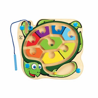 DUP Hape Totally Amazing Colorback Sea Turtle Bead Wooden Maze Puzzle