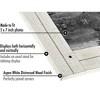 Americanflat Rustic Picture Frame Textured Wood and Polished Glass for Wall and Tabletop - White 5" x 7" - 3 of 4