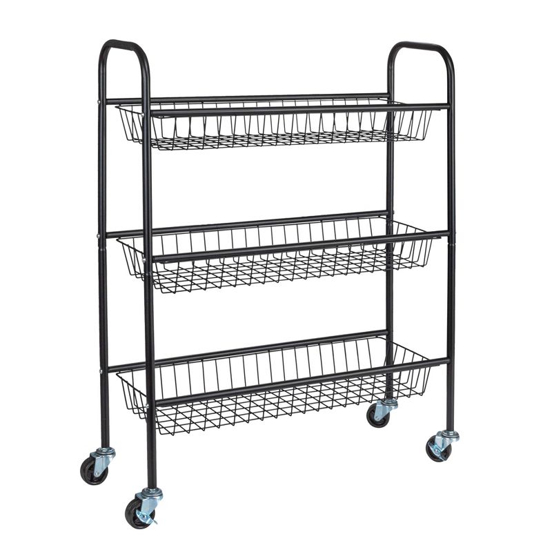 Household Essentials 3-Tier Slim Storage Cart, 1 of 8