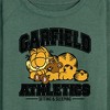 Women's - Garfield - Sleeping Athletics Lightweight French Terry Wide Neck Long Sleeve Shirt - 2 of 4