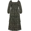 Women's Plus Size Dahlia Tiered Maxi Dress - olive | CITY CHIC - 4 of 4