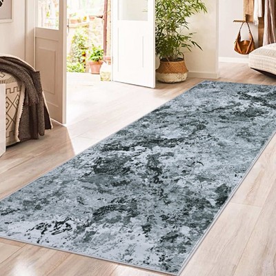 Area Rug Machine Washable Boho Carpet Non Slip Abstract Vintage Indoor