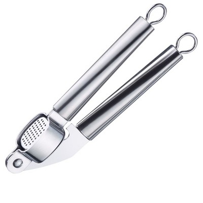 Stainless Steel Garlic Press - Garlic Mincer Tool With Attractive