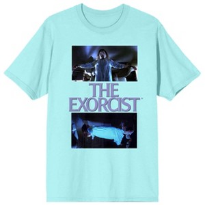 The Exorcist Photo Art Composition Crew Neck Short Sleeve Celadon Women's T-shirt - 1 of 3