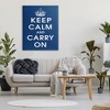 Stupell Industries Keep Calm And Carry On Crown, 48" x 36" - 2 of 4