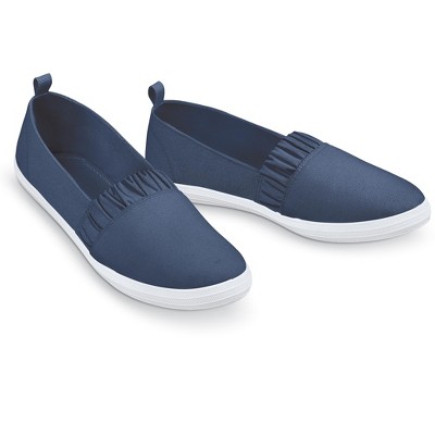 Collections Etc Easy-On Stretch Inset Padded Insoles Sneakers