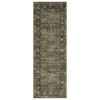 Vintage Floral Print Area Rug Soft Washable Living Room Area Rug Non Slip Low Pile Traditional Carpet - 4 of 4