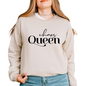 Simply Sage Market Chaos Queen Sweatshirt - 1 of 4