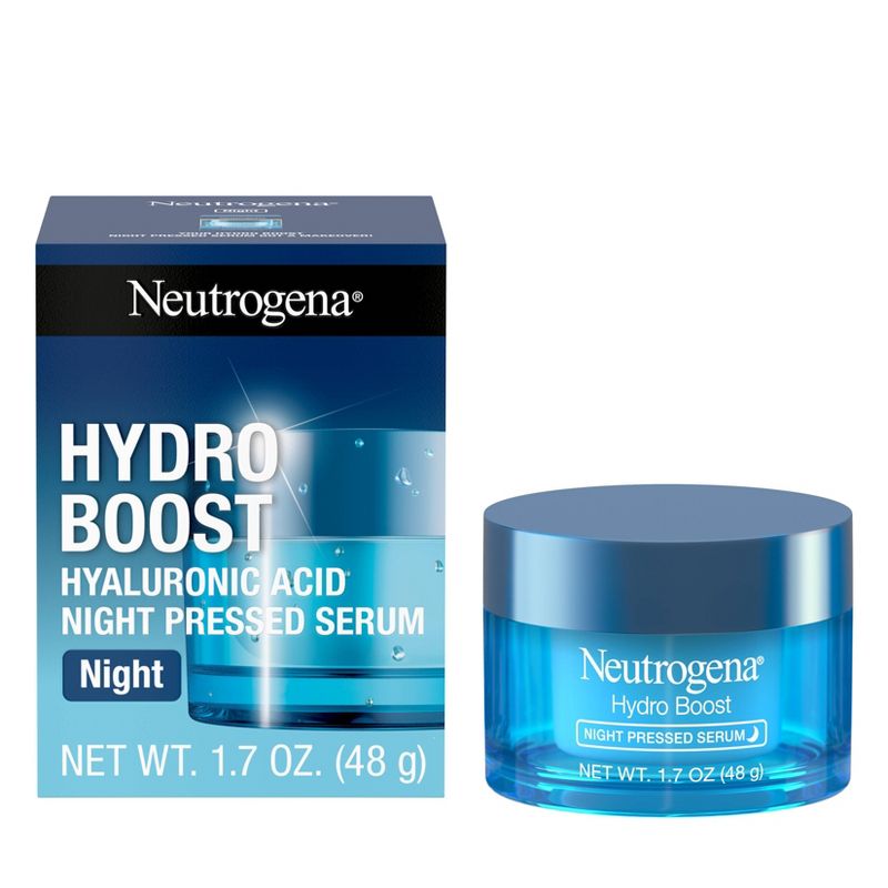Neutrogena Hydro Boost Night Facial Serum with Hyaluronic Acid for Dry Skin - 1.7 oz, 1 of 16