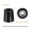 Unique Bargains Rubber Non Slip Shock Absorption Durable Furniture Pads Black - 3 of 4