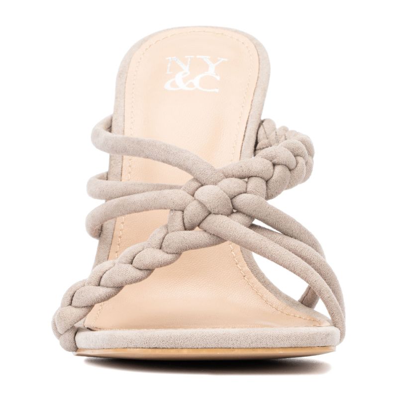 New York & Company Dalia Women's  Braided Strap Heeled Sandal, 4 of 8