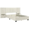 Whisen Modern Design Upholstered Platform Bed with Big Headboard - image 4 of 4