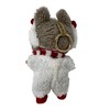 Fuzzy Snowman Outfit with Headband, Scarf & Shoes for 17.5cm Labubu - 3 of 4
