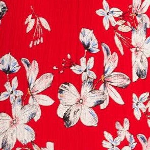 vivid red bloom flower
