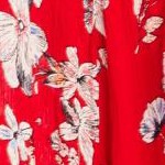 vivid red bloom flower