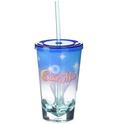 Just Funky Sailor Moon Uranus & Neptune Acrylic Diamond Bottom 16oz Carnival Cup