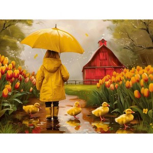 Sunsout Rainy Day Walk 1000 pc   Jigsaw Puzzle 77085 - 1 of 4