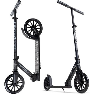 Folding Kick Scooter for Adults and Teens - Adjustable Handlebar - Lightweight Durable Frame - 200mm Wheels - Madd Gear Scoot 200 - 1 of 4