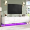 AMERLIFE 70" LED TV Stand for TVs up to 80" - 3 of 4