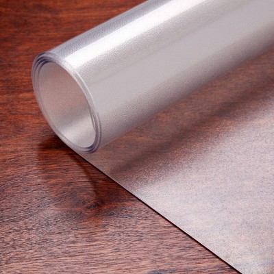 Stockroom Plus Frosted Clear Desk Protector Mat, 1.5mm Thick Writing Desk Blotter Pad for Office and Home, 17 x 34 In