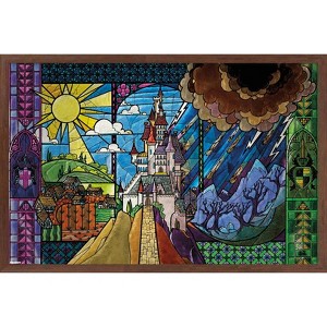 Trends International Disney Beauty and the Beast (1991) - Enchanted Castle Art Framed Wall Poster Prints - 1 of 4