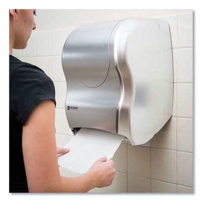 San Jamar Silver Touchless Roll Towel Dispenser