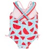 RuffleButts Girls UPF50+ Sun Protected Cross-Back One Piece - 2 of 4