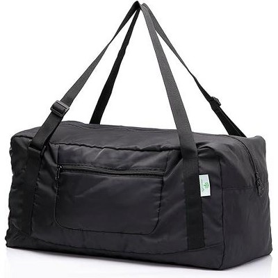 MaseiKar Foldable Travel Duffel Bag For Women & Men Luggage Great for Gym,travel or camping,Black