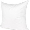 HomeRoots 20" White Cotton Down Blend Throw Pillow Insert - 4 of 4