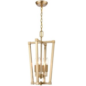 Millennium Lighting 4 - Light Pendant in  Modern Gold - 1 of 2