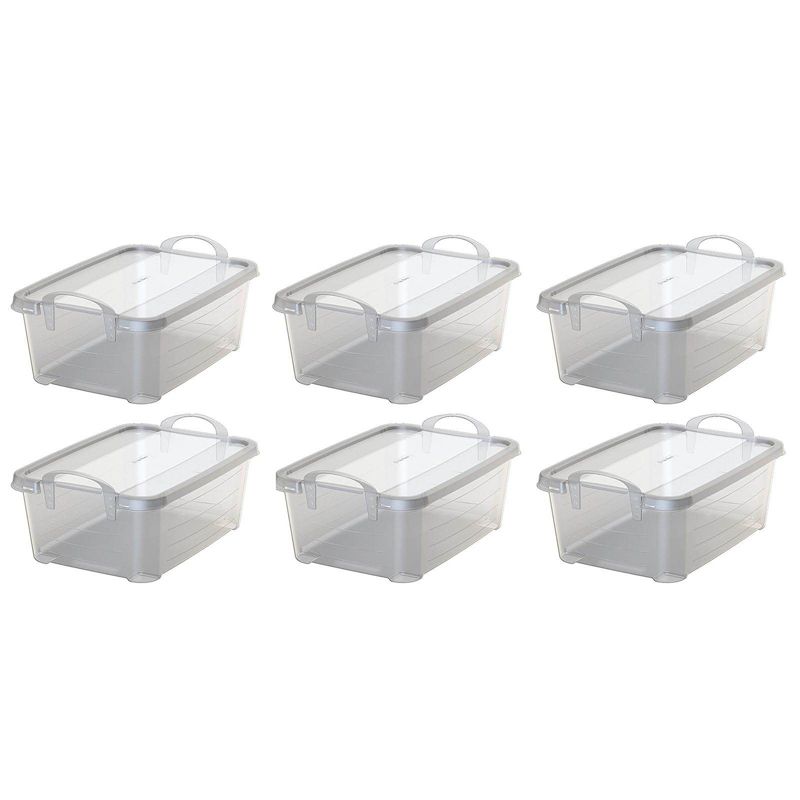 Life Story Clear Closet Organization Storage Box Container, 14 Quart (6 Pack), 1 of 7