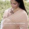 Comfy Cubs Baby Wrap Carrier - Soft and Stretchy Cotton Blend Baby Sling, Hands-Free Infant Carrier - Adjustable One Size Fits All - 4 of 4