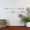 Kitchen Wall Stickers Wall Decals Decor, Bless Food, Family, Love Between Us (24.5 x 9 In) - 2 of 4