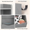 Whizmax 3-Tier Kids Bookshelf and Bookcase for Storage Books and Toys,Multi Shelf with Cubby Cabinet for Kids Bedroom,Playroom and Nursery - 3 of 4