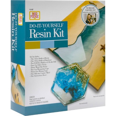 Mod Podge Resin Kit River